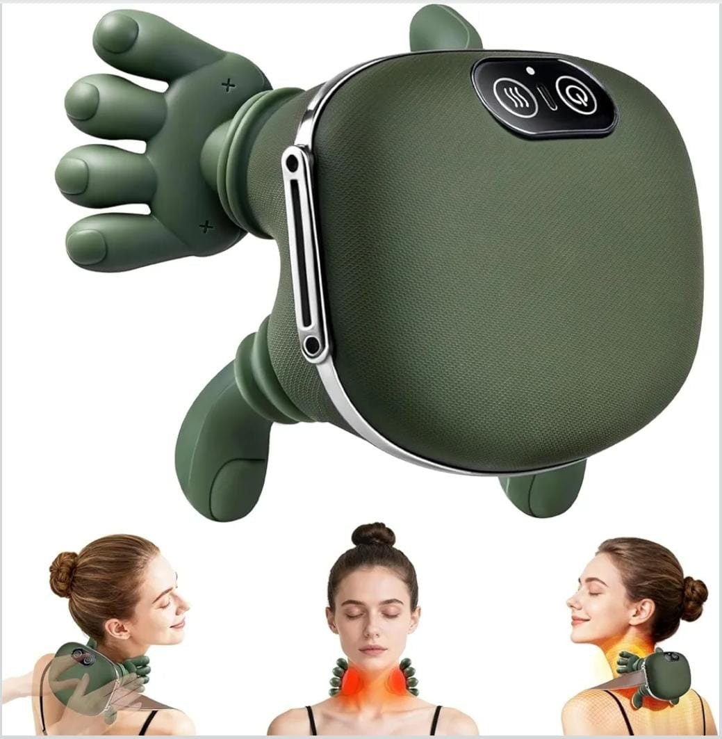 Shoulder & Neck Electric Massager with Heat Function – Portable Deep Tissue Relaxation Device